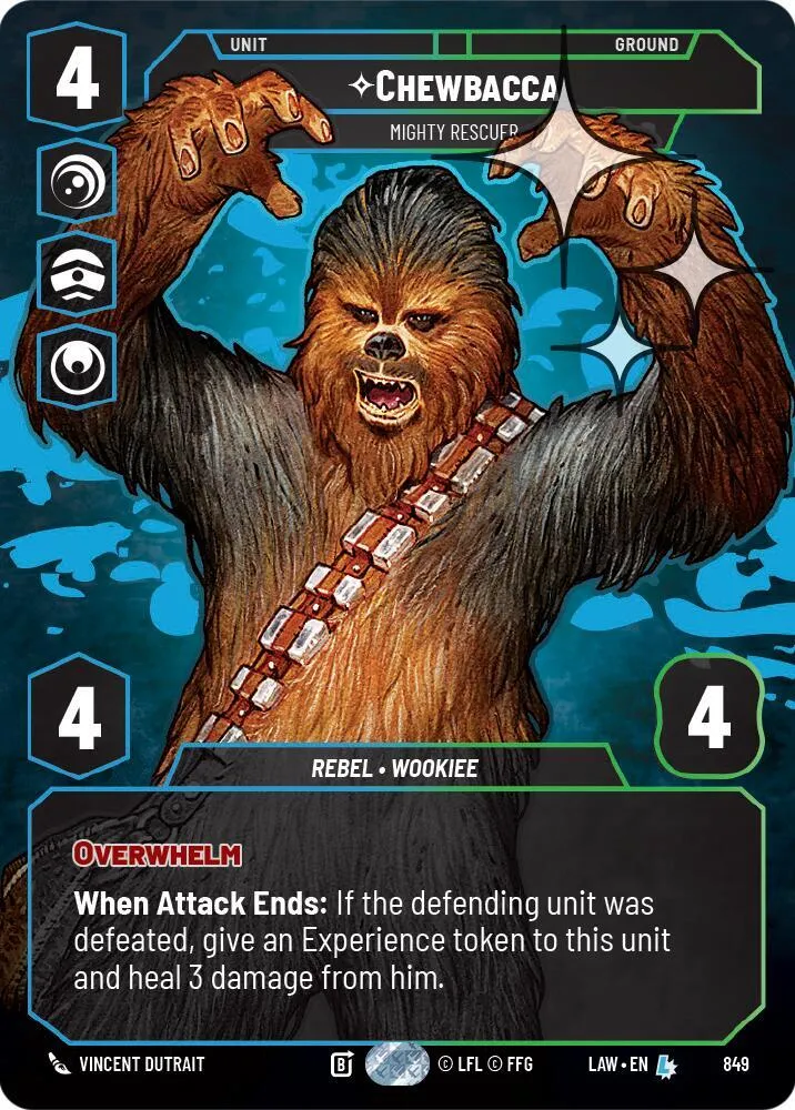 Chewbacca - Mighty Rescuer — A Lawless Time — Star Wars: Unlimited