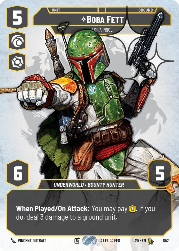 Boba Fett - Moyennant Finances — A Lawless Time — Star Wars: Unlimited