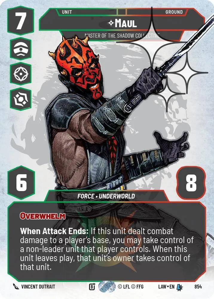 Maul - Master of the Shadow Collective — A Lawless Time — Star Wars: Unlimited