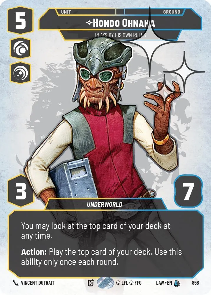 Hondo Ohnaka - Plays By His Own Rules — A Lawless Time — Star Wars: Unlimited