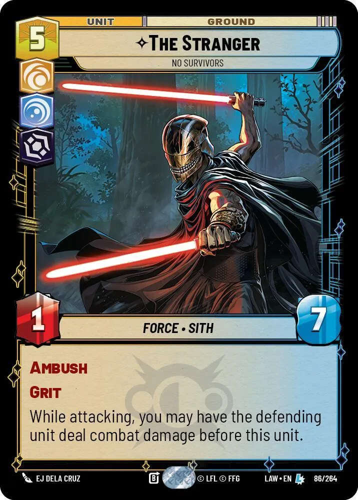 The Stranger - No Survivors — A Lawless Time — Star Wars: Unlimited