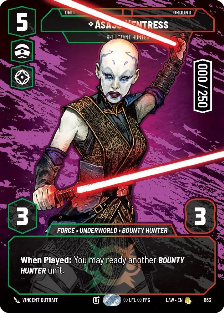 Asajj Ventress - Reluctant Hunter — A Lawless Time — Star Wars: Unlimited