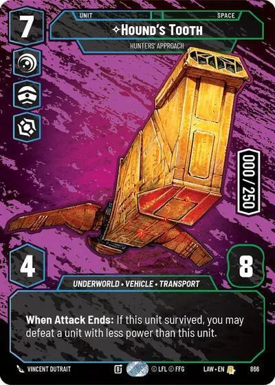 Hound's Tooth - Hunters' Approach — A Lawless Time — Star Wars: Unlimited