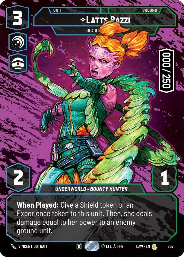 Latts Razzi - Deadly Whipmaster — A Lawless Time — Star Wars: Unlimited