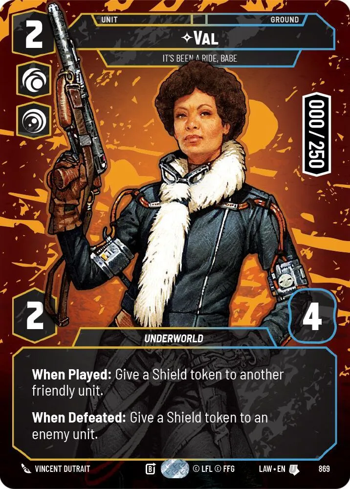 Val - It's Been a Ride, Babe — A Lawless Time — Star Wars: Unlimited