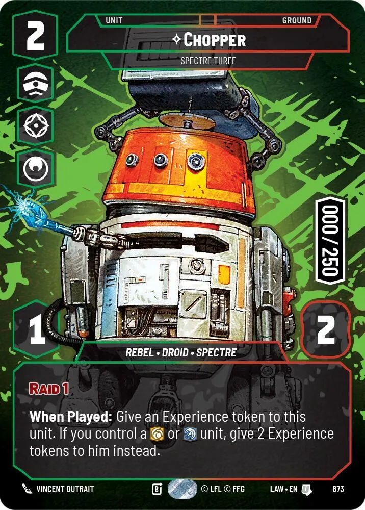 Chopper - Spectre Three — A Lawless Time — Star Wars: Unlimited