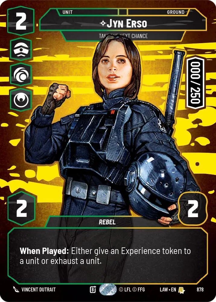 Jyn Erso - Take the Next Chance — A Lawless Time — Star Wars: Unlimited