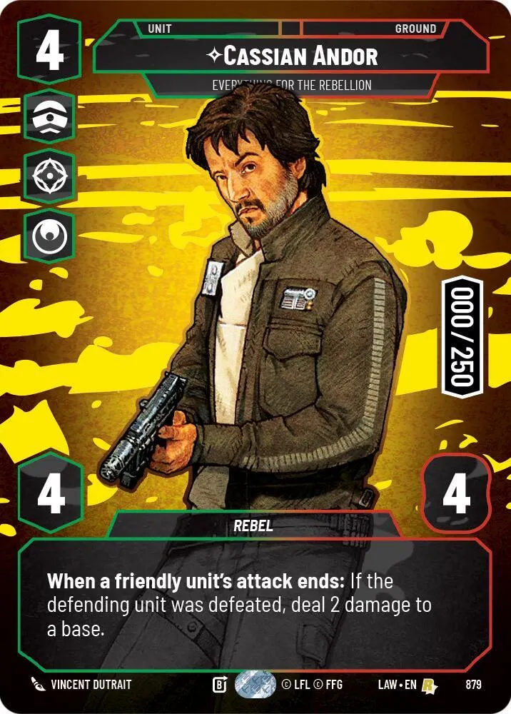 Cassian Andor - Everything for the Rebellion — A Lawless Time — Star Wars: Unlimited