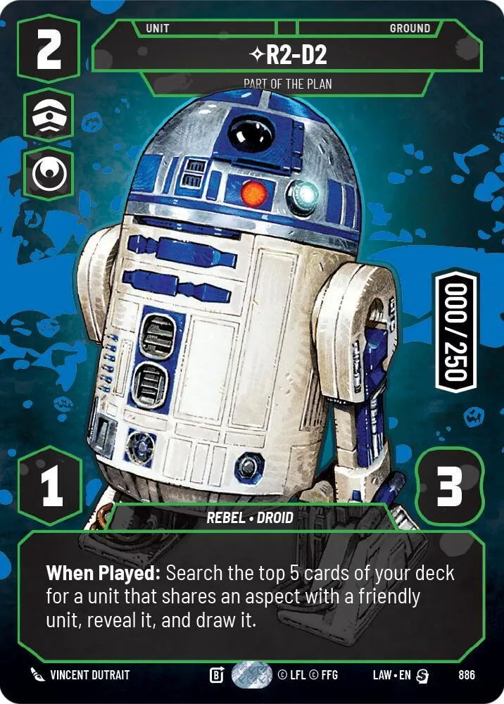 R2-D2 - Part of the Plan — A Lawless Time — Star Wars: Unlimited