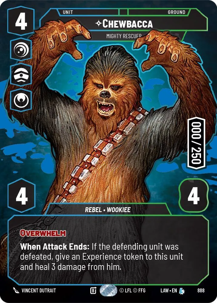 Chewbacca - Mighty Rescuer — A Lawless Time — Star Wars: Unlimited