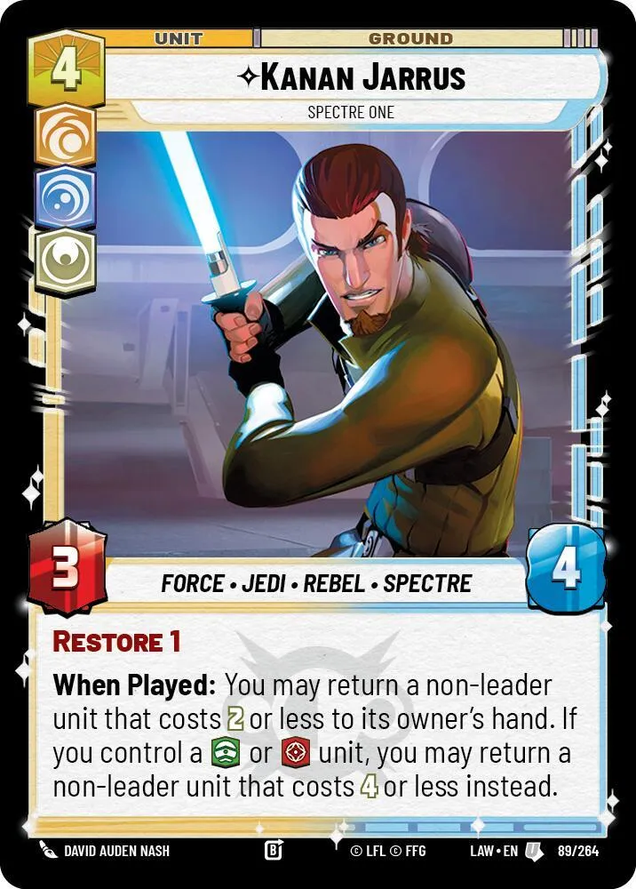 Kanan Jarrus - Spectre One — A Lawless Time — Star Wars: Unlimited