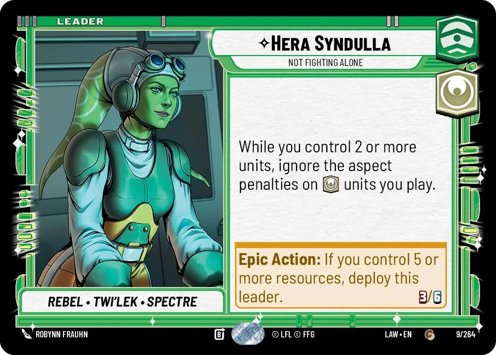 Hera Syndulla - Ne Se Bat Pas Seule — A Lawless Time — Star Wars: Unlimited