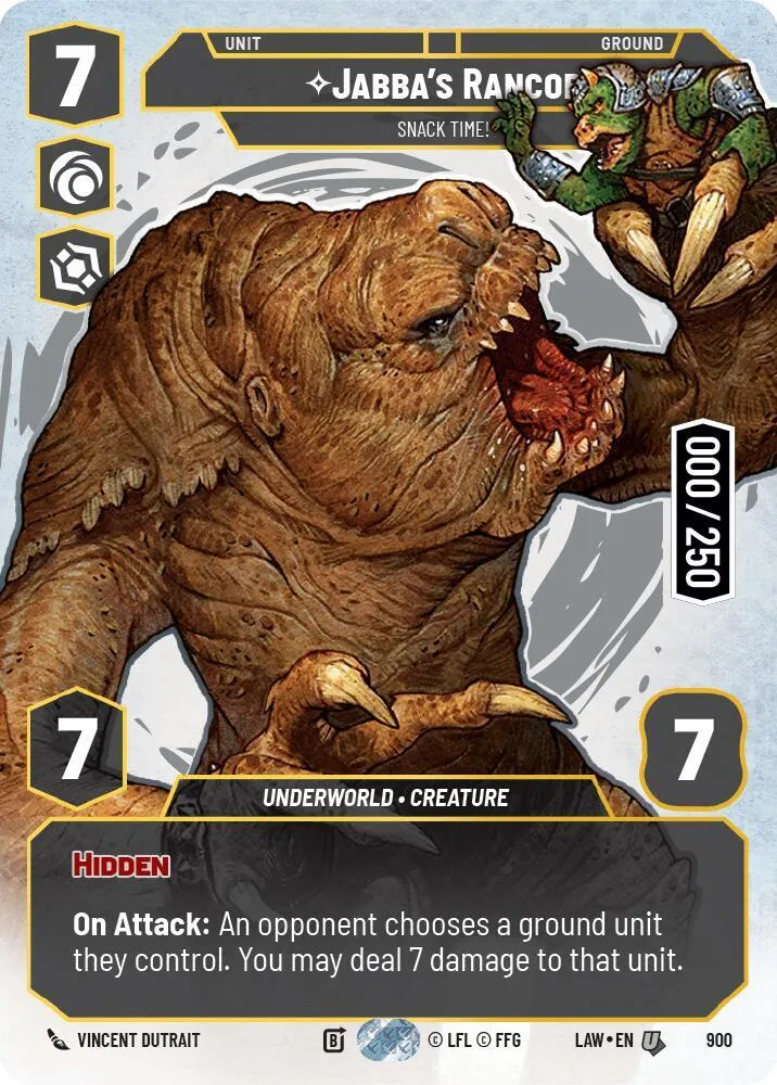 Jabba's Rancor - Snack Time! — A Lawless Time — Star Wars: Unlimited