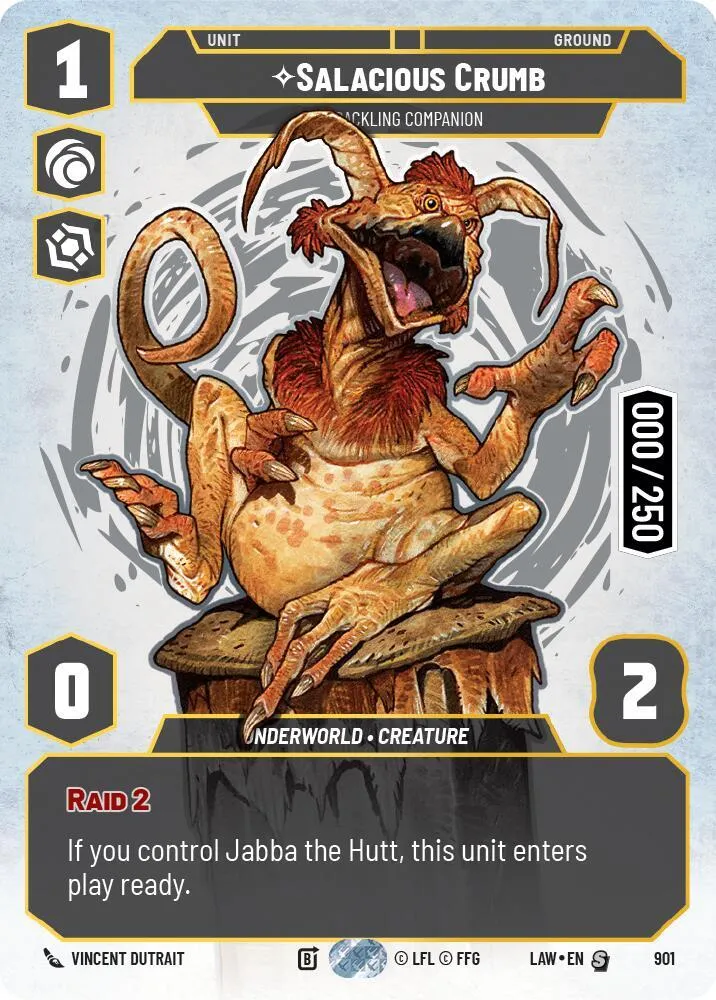 Salacious Crumb - Cackling Companion — A Lawless Time — Star Wars: Unlimited