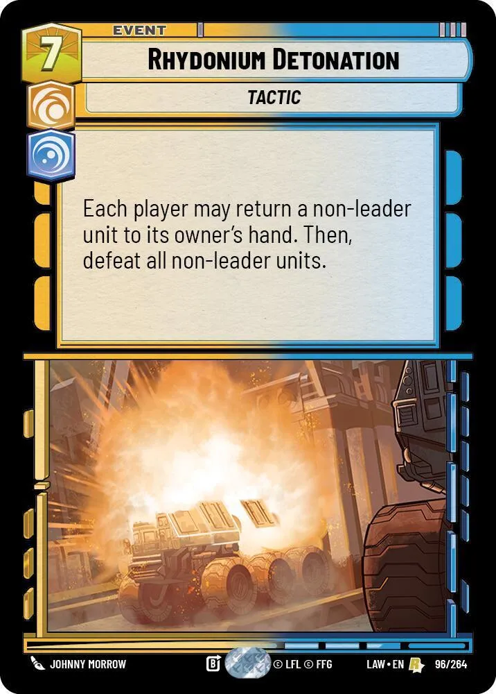 Explosion de Rhydonium — A Lawless Time — Star Wars: Unlimited