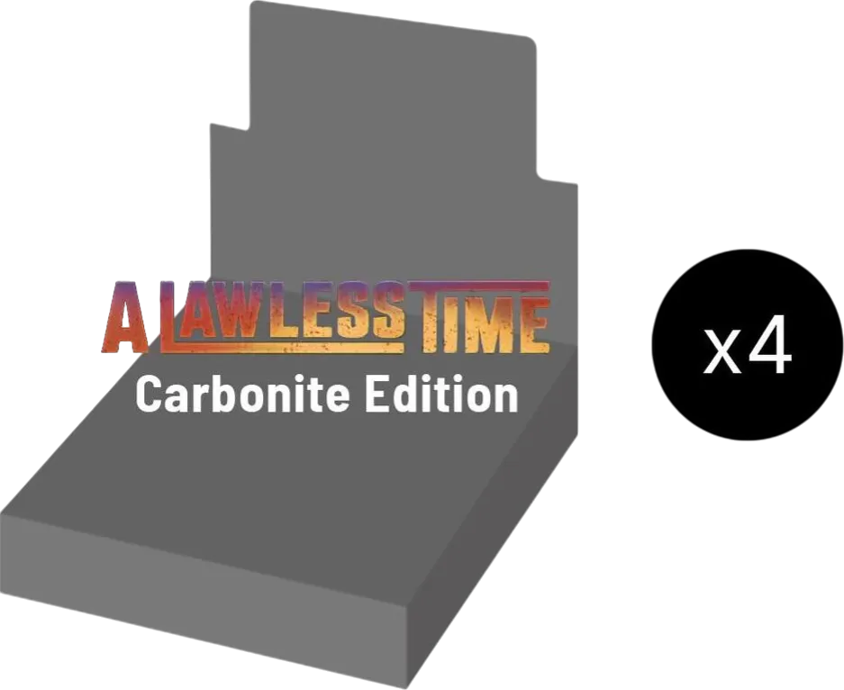 A Lawless Time Carbonite Edition - Booster Case — A Lawless Time — Star Wars: Unlimited