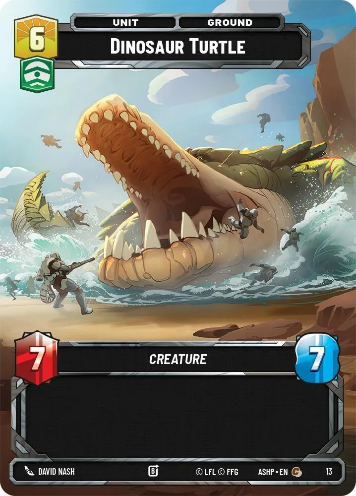 Dinosaur Turtle — Ashes of the Empire - Weekly Play Promos — Star Wars: Unlimited