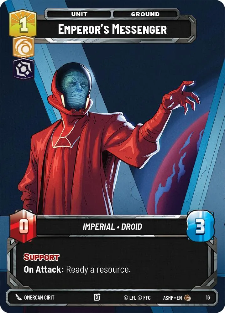 Emperor's Messenger — Ashes of the Empire - Weekly Play Promos — Star Wars: Unlimited