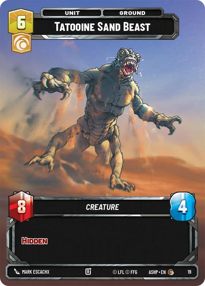 Tatooine Sand Beast — Ashes of the Empire - Weekly Play Promos — Star Wars: Unlimited