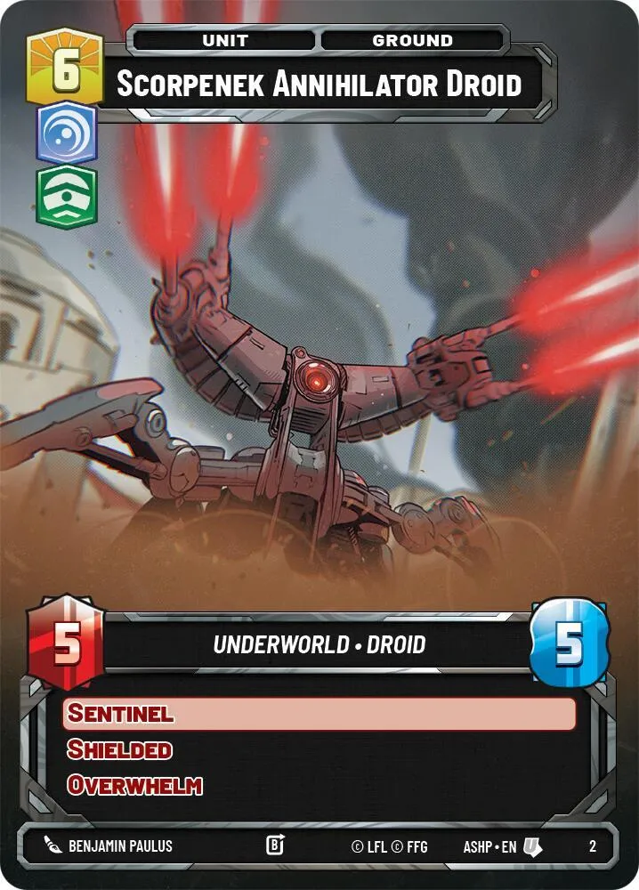 Scorpenek Annihilator Droid — Ashes of the Empire - Weekly Play Promos — Star Wars: Unlimited