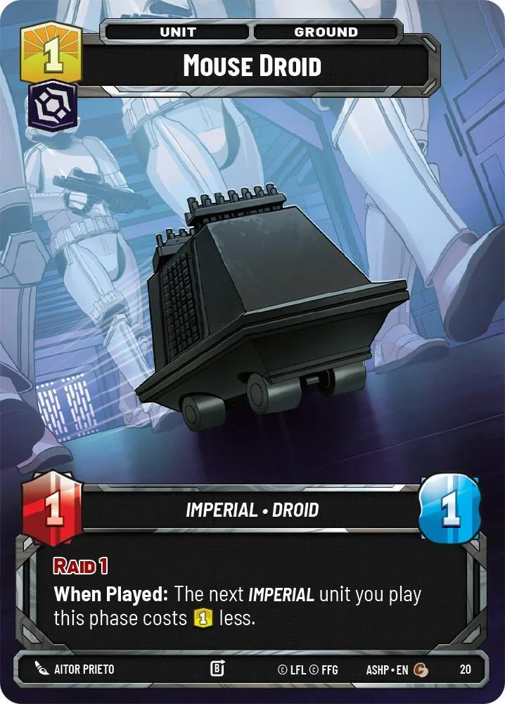 Mouse Droid — Ashes of the Empire - Weekly Play Promos — Star Wars: Unlimited