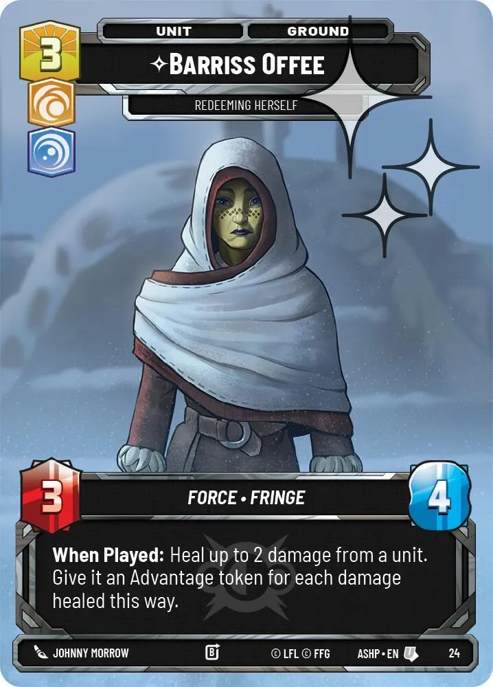 Barriss Offee — Ashes of the Empire - Weekly Play Promos — Star Wars: Unlimited
