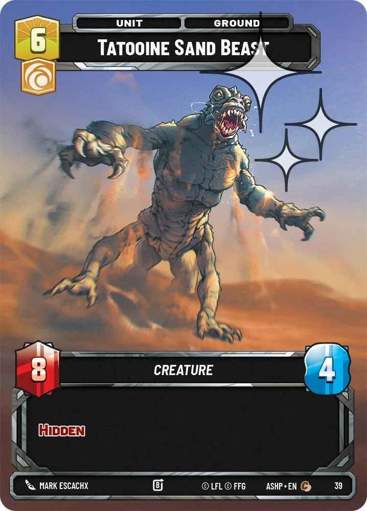 Bête des Sables de Tatooine — Ashes of the Empire - Weekly Play Promos — Star Wars: Unlimited