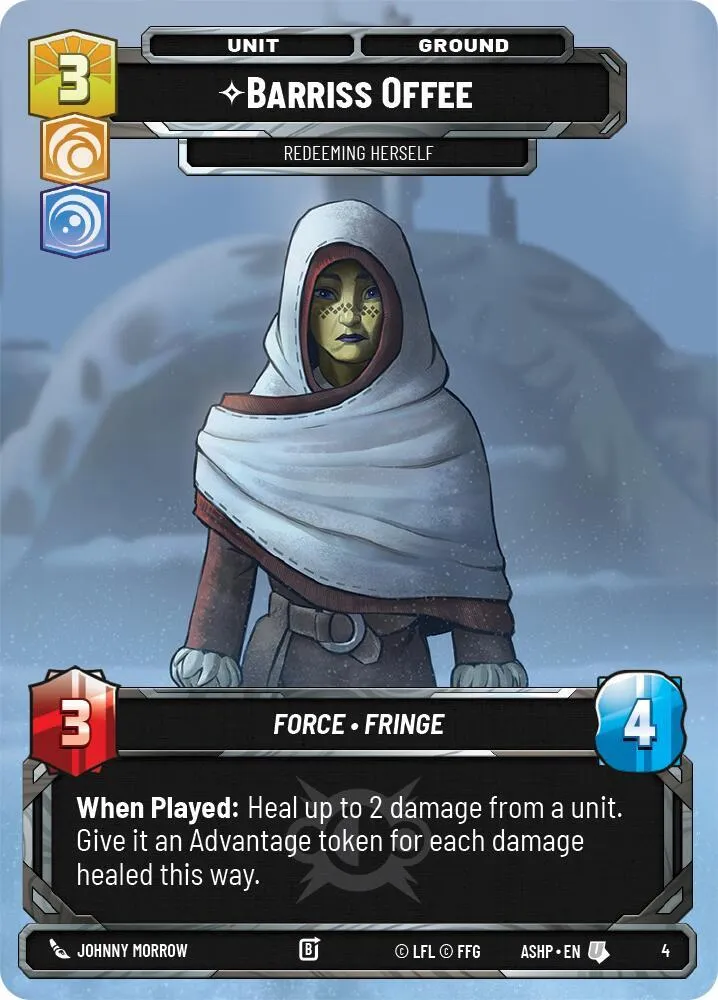 Barriss Offee — Ashes of the Empire - Weekly Play Promos — Star Wars: Unlimited