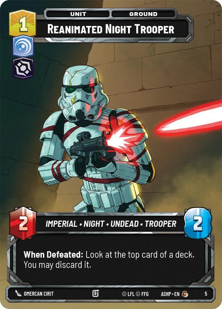 Reanimated Night Trooper — Ashes of the Empire - Weekly Play Promos — Star Wars: Unlimited
