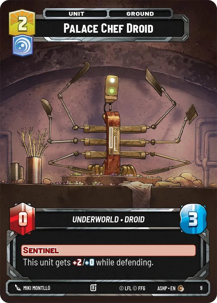 Palace Chef Droid — Ashes of the Empire - Weekly Play Promos — Star Wars: Unlimited