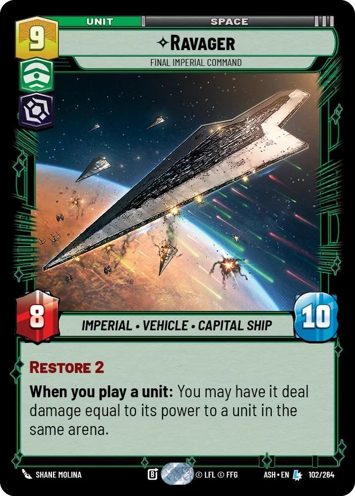 Ravager - Final Imperial Command — Ashes of the Empire — Star Wars: Unlimited