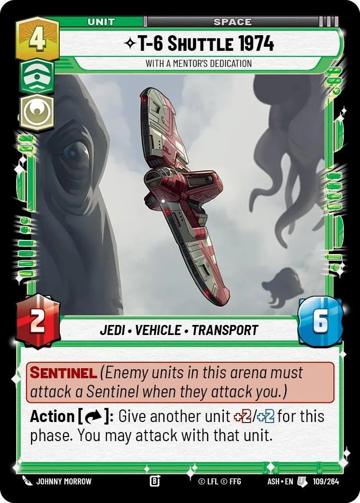 Navette T-6 1974 - Avec Le Dévouement D'Un Mentor — Ashes of the Empire — Star Wars: Unlimited