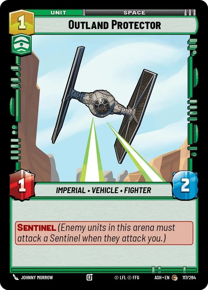 TIE Outland Protecteur — Ashes of the Empire — Star Wars: Unlimited