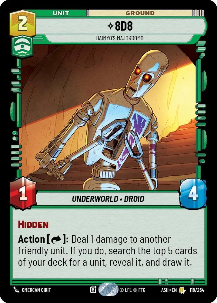 8D8 - Majordome Du Daimyo — Ashes of the Empire — Star Wars: Unlimited