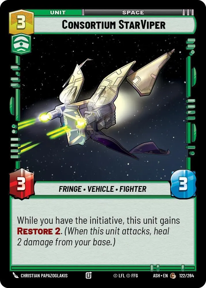 StarViper du Consortium — Ashes of the Empire — Star Wars: Unlimited