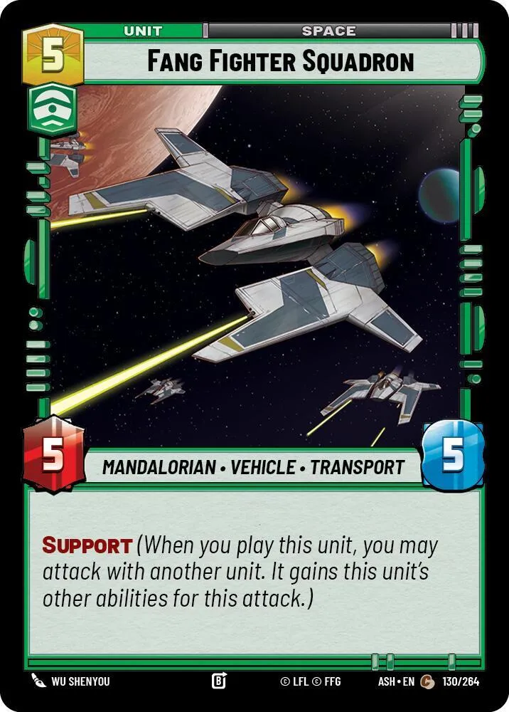 Escadron de Chasseurs Fang — Ashes of the Empire — Star Wars: Unlimited