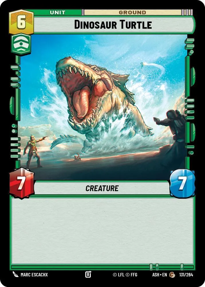 Tortue Dinosaure — Ashes of the Empire — Star Wars: Unlimited