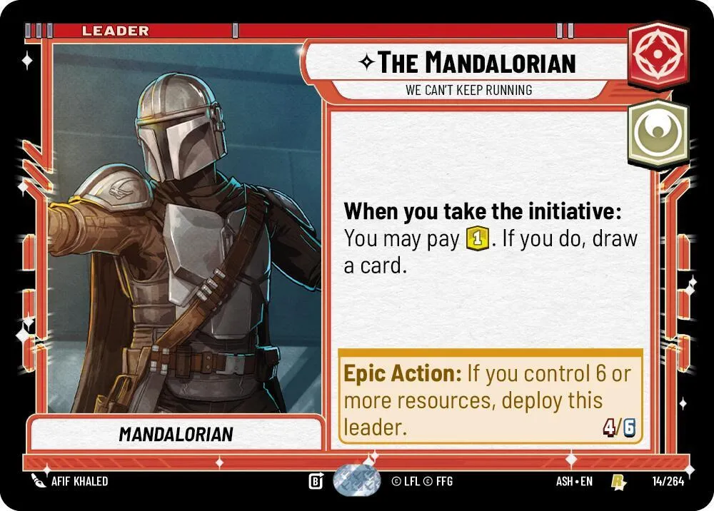 The Mandalorian - We Can't Keep Running — Ashes of the Empire — Star Wars: Unlimited