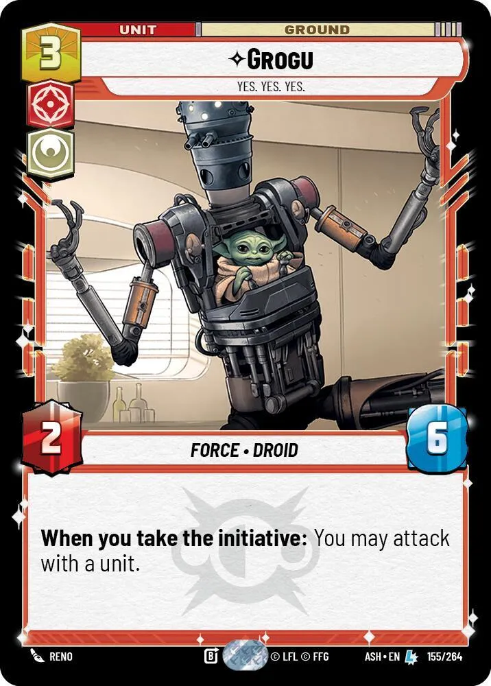 Grogu - Yes. Yes. Yes. — Ashes of the Empire — Star Wars: Unlimited