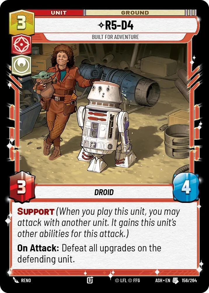 R5-D4 - Conçu Pour L'Aventure — Ashes of the Empire — Star Wars: Unlimited