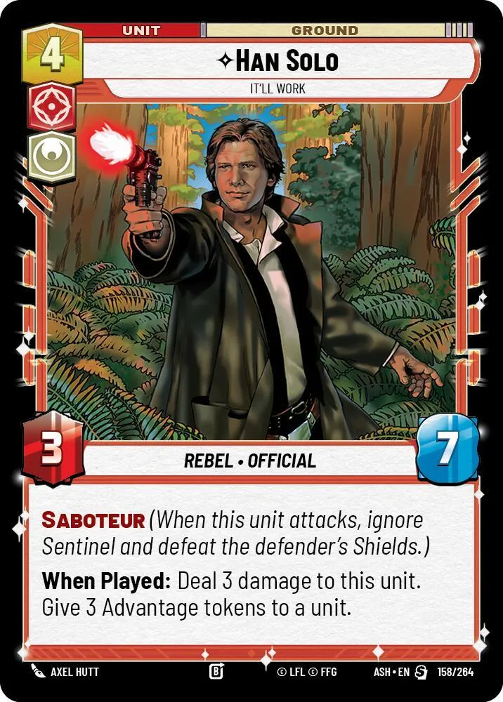 Han Solo - Ça Va Marcher — Ashes of the Empire — Star Wars: Unlimited