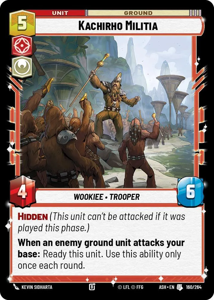 Milice de Kachirho — Ashes of the Empire — Star Wars: Unlimited