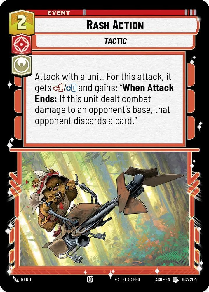 Action Irréfléchie — Ashes of the Empire — Star Wars: Unlimited