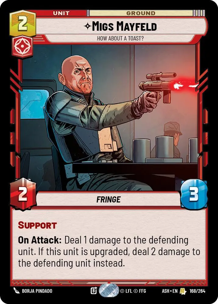 Migs Mayfeld - Si Nous Portions Un Toast ? — Ashes of the Empire — Star Wars: Unlimited