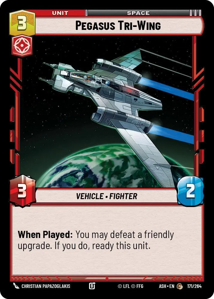 Pegasus Tri-Wing — Ashes of the Empire — Star Wars: Unlimited