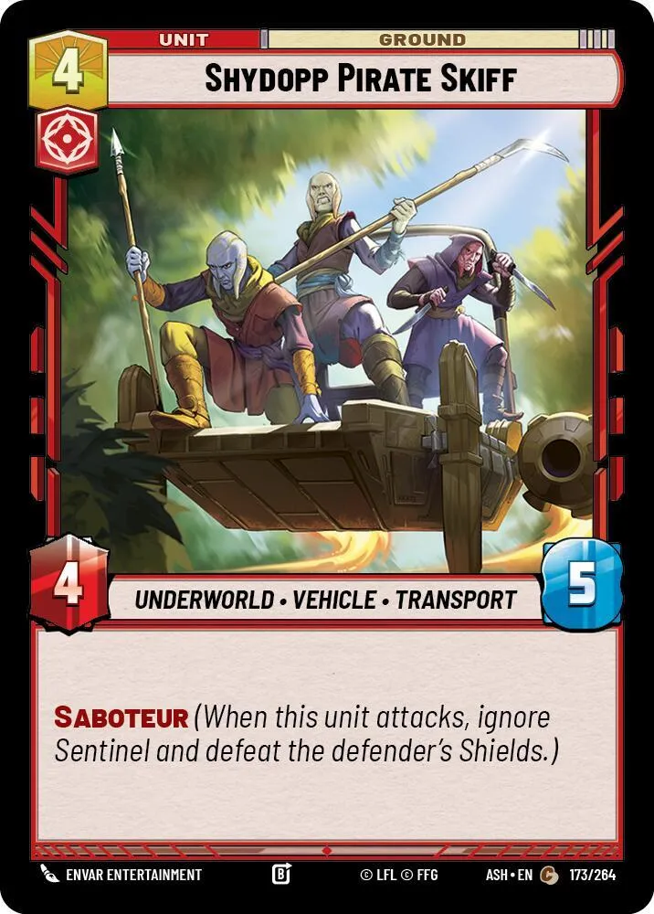 Esquif Pirate Shydopp — Ashes of the Empire — Star Wars: Unlimited