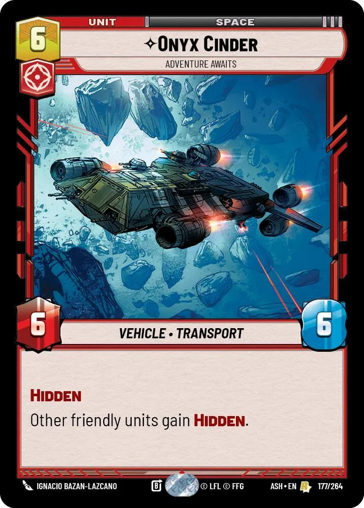 Onyx Cinder - Adventure Awaits — Ashes of the Empire — Star Wars: Unlimited