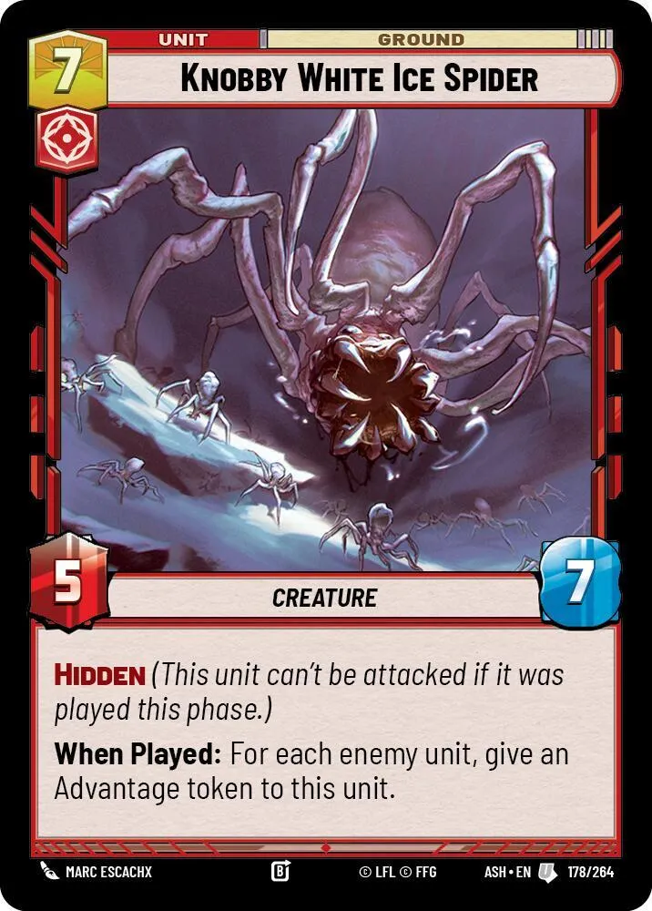 Araignée des Glaces — Ashes of the Empire — Star Wars: Unlimited