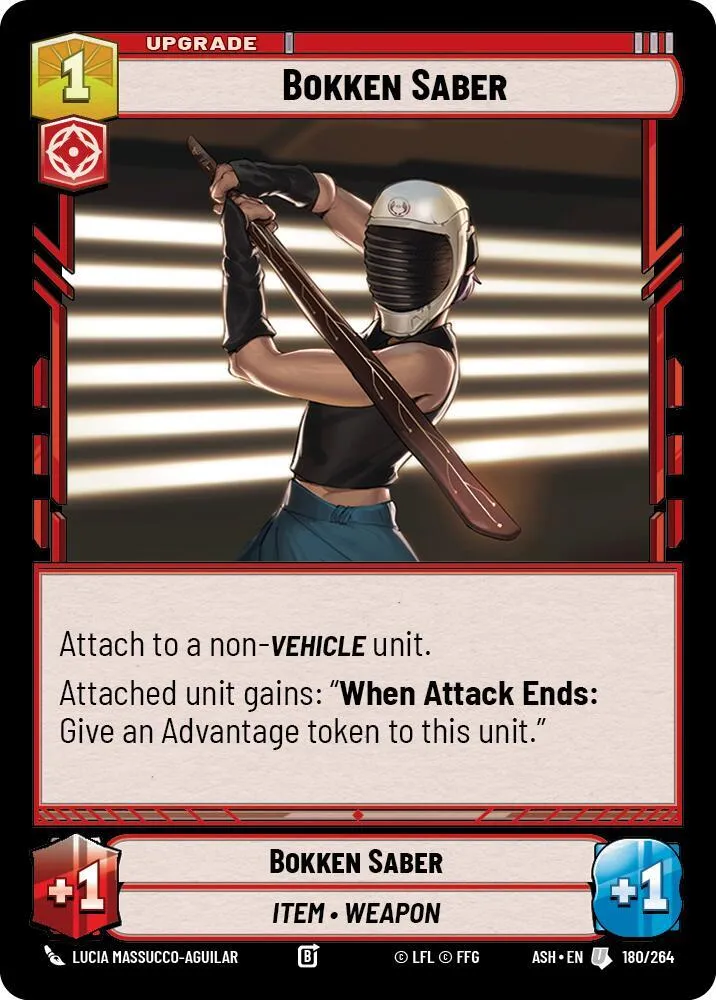 Sabre Bokken — Ashes of the Empire — Star Wars: Unlimited