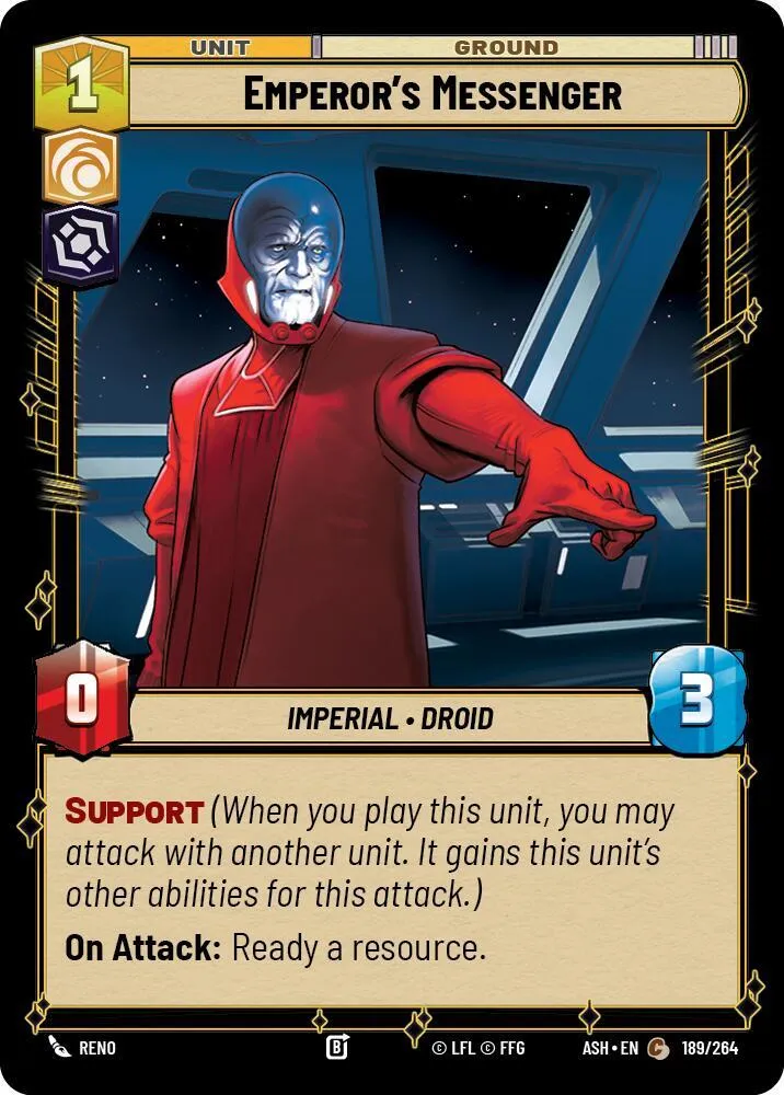 Messager de l'Empereur — Ashes of the Empire — Star Wars: Unlimited